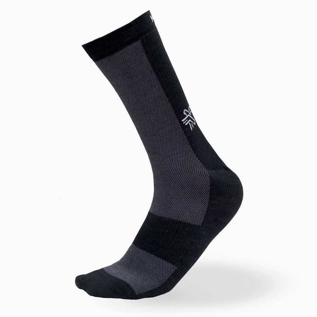 KETL Mtn Warmweather Merino Wool Socks Black/Grey