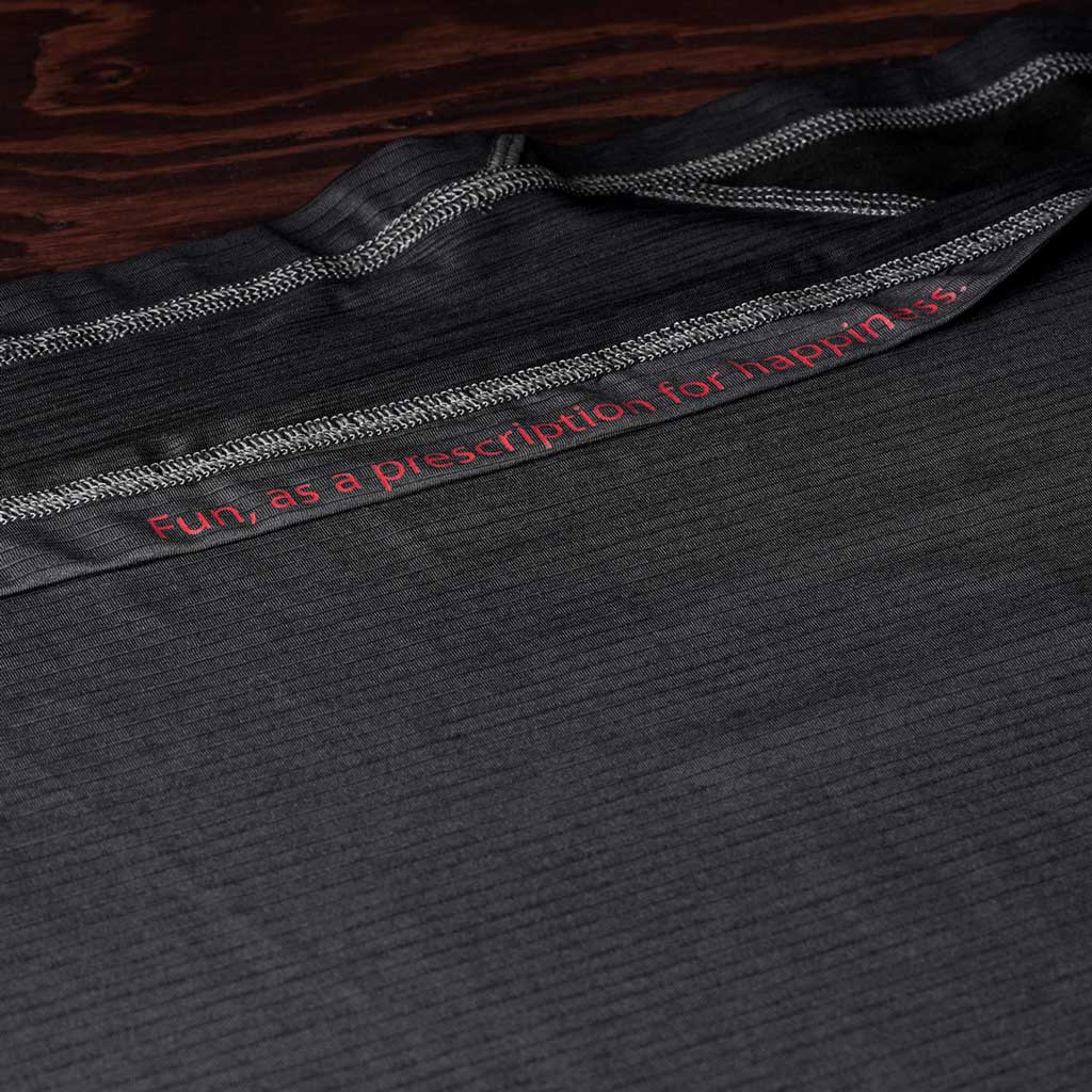 KETL Mtn Wayward Casual MTB Long Sleeve Jersey - Durable, Breathable, Zipper Pocket Men's Mountain Bike Shirt Black Men's Jersey Wayward LS Jersey
