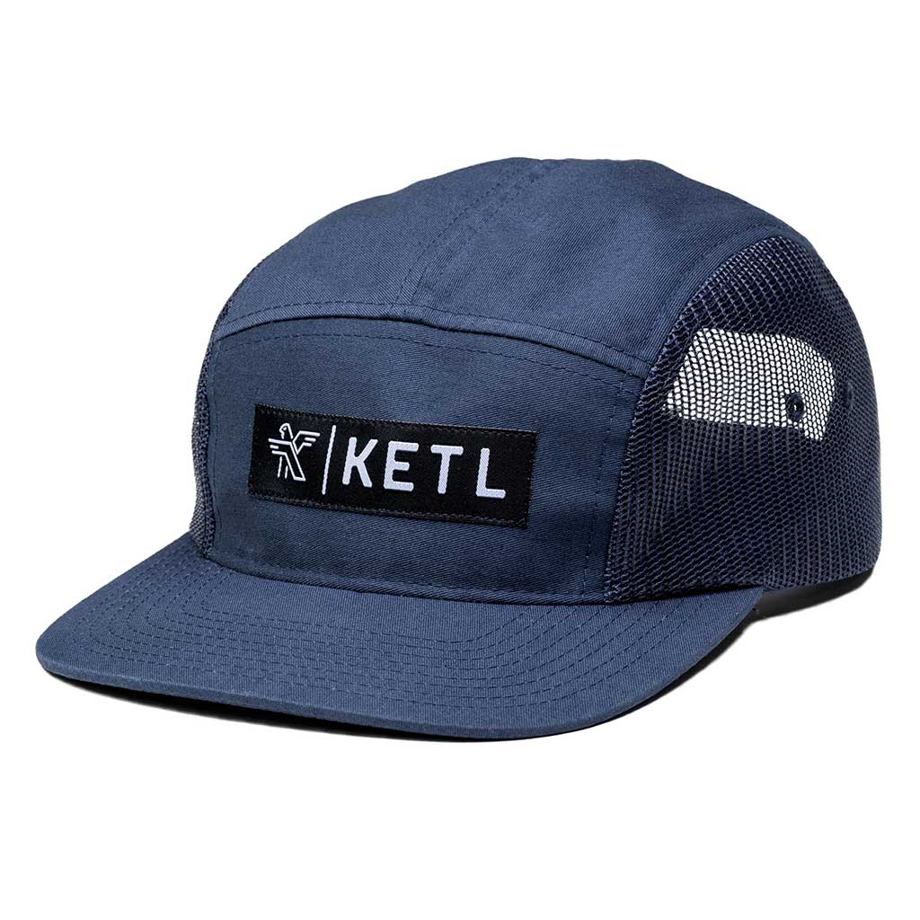 KETL Mtn Venture Air 5 Panel Mesh Hat Navy One Size MPN: VA.HAT.NVY Hats Venture Air 5 Panel Mesh Hat