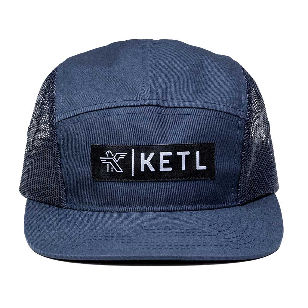 KETL Mtn Venture Air 5 Panel Mesh Hat Navy One Size MPN: VA.HAT.NVY Hats Venture Air 5 Panel Mesh Hat