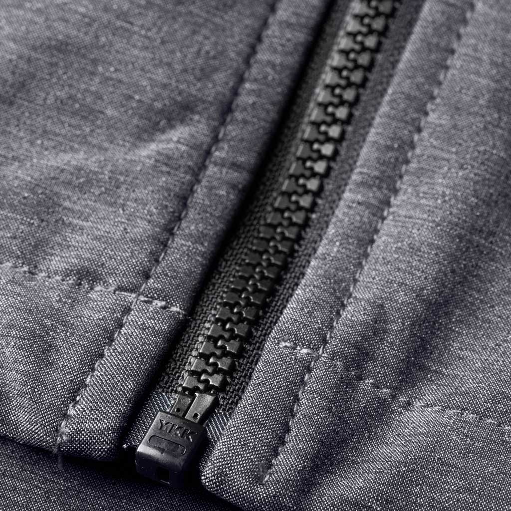 KETL Mtn Escapade Jacket: Lightweight Softshell Packable Travel Layer w/ Zipper Pockets - Charcoal Men's Jackets Escapade Lightweight Active Jacket