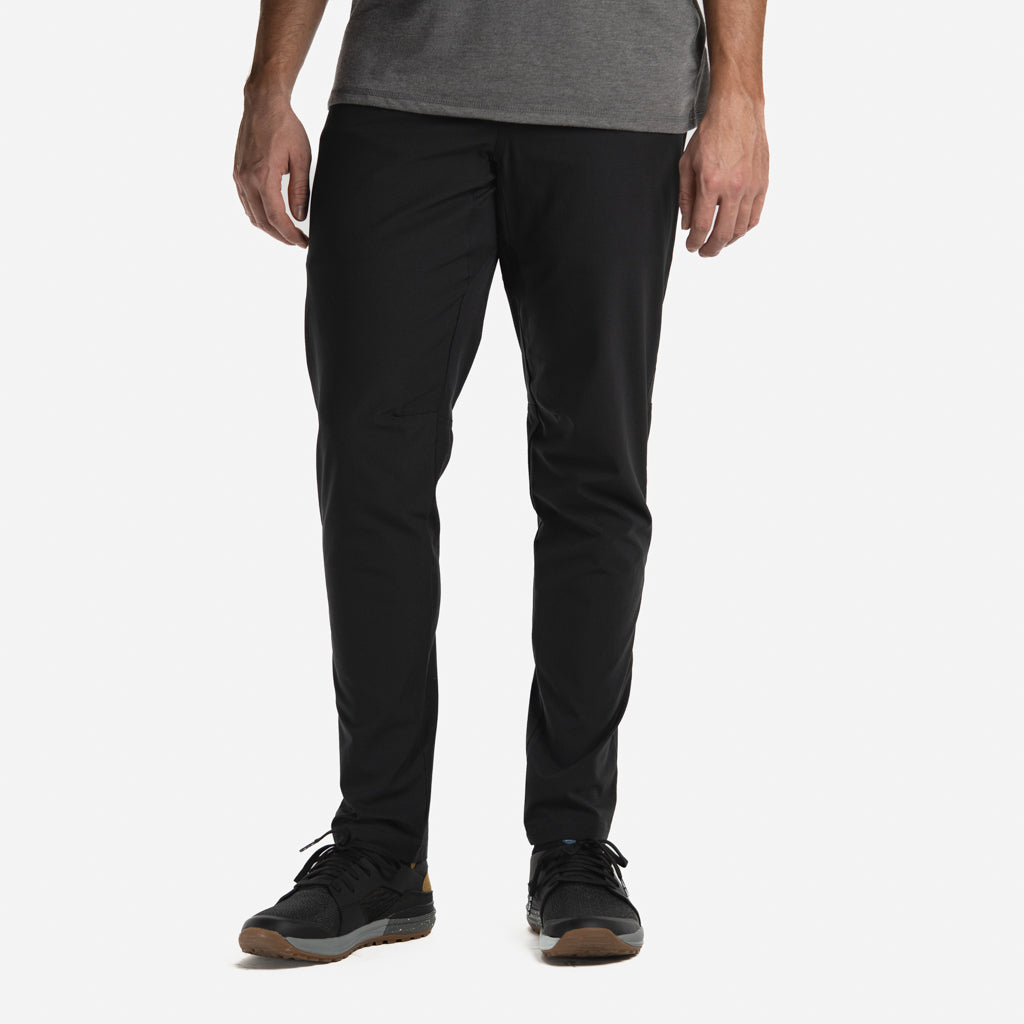 KETL Mtn Vent Lightweight Pants 34" Inseam: Summer Hiking & Travel - Ultra-Breathable, Packable & Stretchy - Black Men's - Casual Pants - Vent Jogger'ish Lightweight Travel Pants 34"