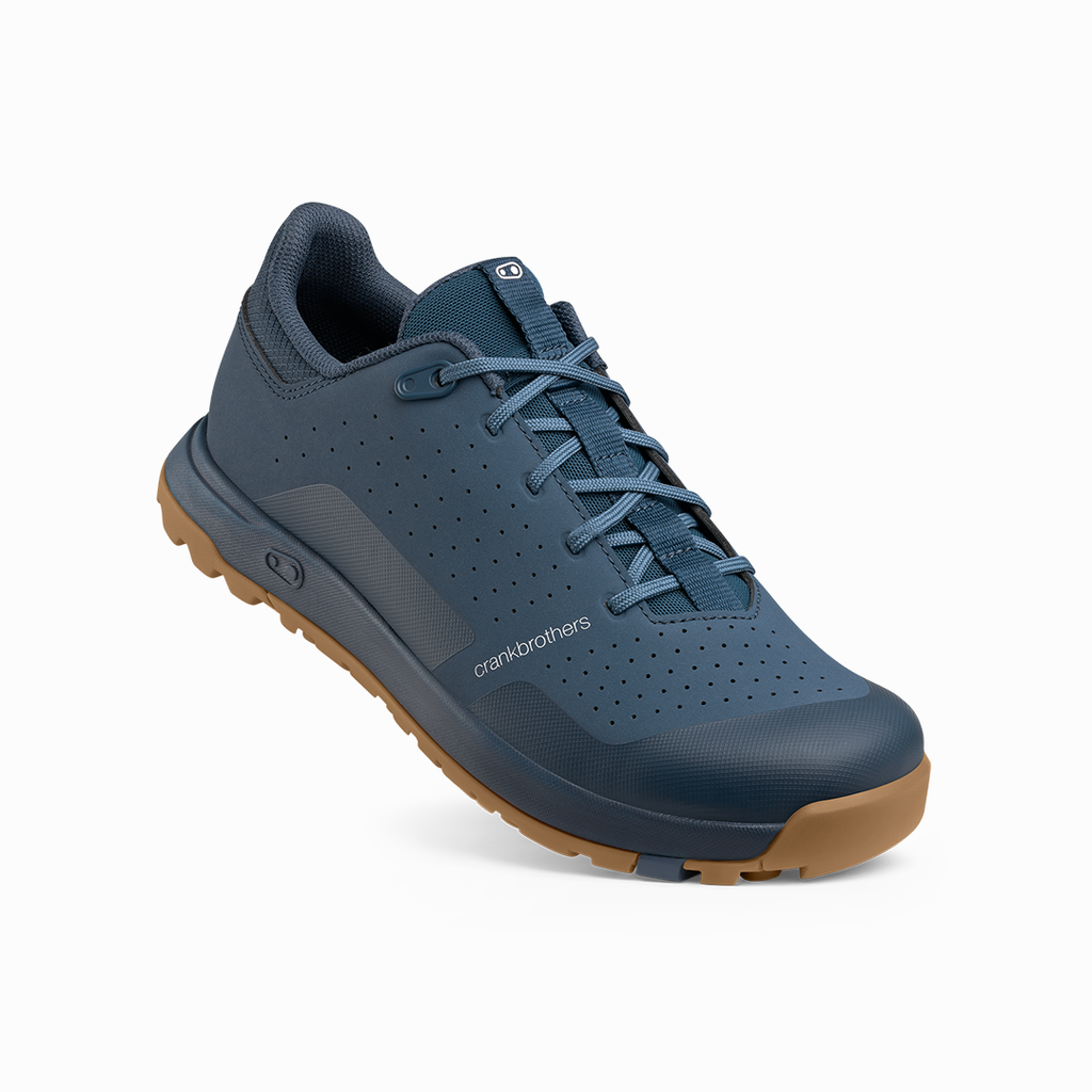 Crank Brothers Mallet Trail Lace Clipless Shoe Blue/Gum Mountain Shoes Mallet Trail Lace Mountain Shoe
