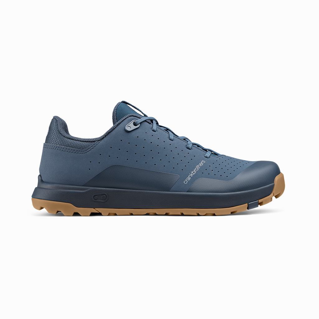 Crank Brothers Mallet Trail Lace Clipless Shoe Blue/Gum - Mountain Shoes - Mallet Trail Lace Mountain Shoe