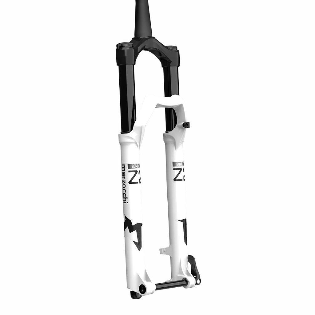 Marzocchi Bomber Z2 Suspension Fork - 29", 140 mm, QR15 x 110 mm, 44 mm Offset, Limited Edition White, RAIL, Sweep Adjust MPN: 912-01-173 UPC: 0821973465630 Suspension Fork Bomber Z2 Suspension Fork