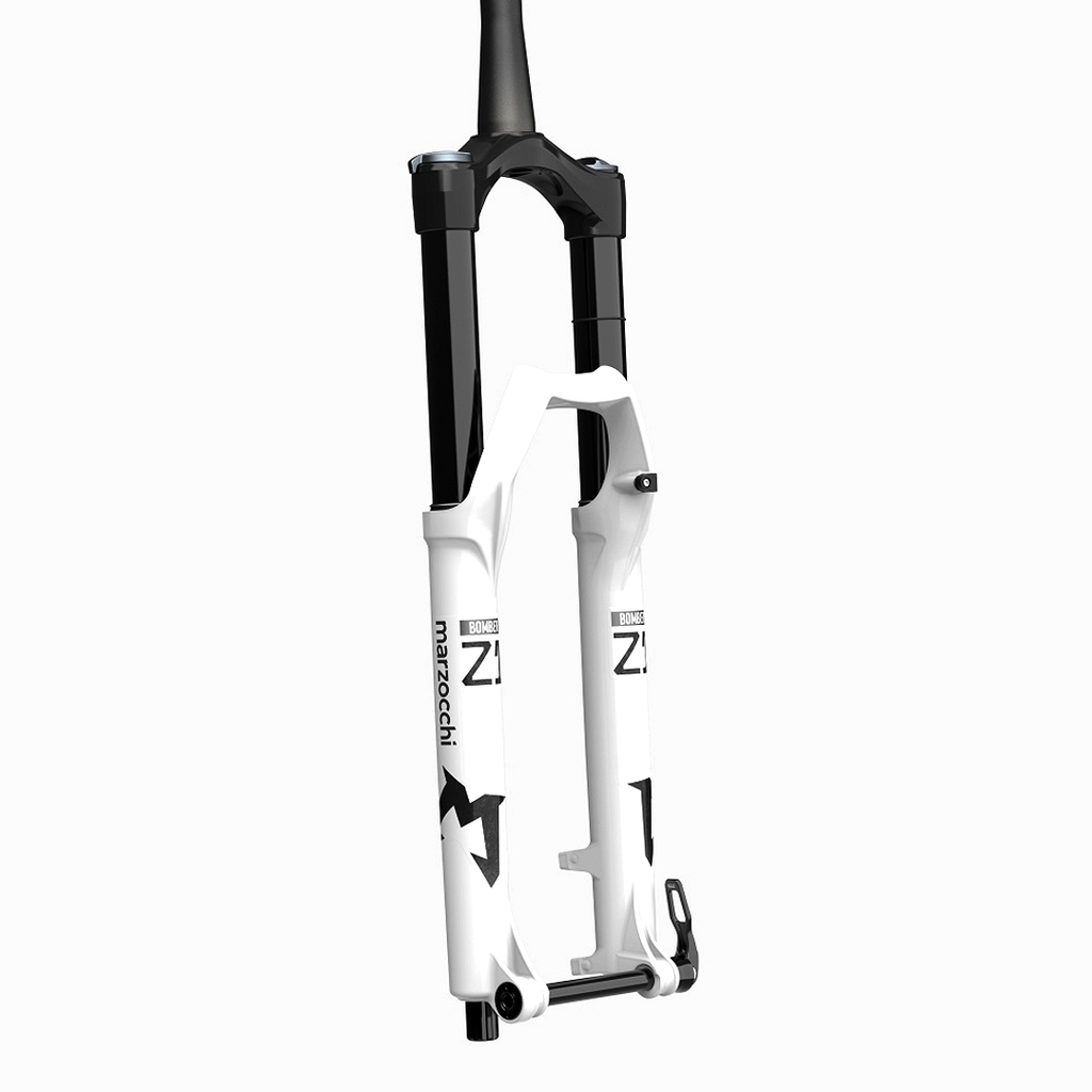 Marzocchi Bomber Z1 Suspension Fork - 29", 170 mm, QR15 x 110 mm, 44 mm Offset, Limited Edition White,GRIP, Sweep Adjust MPN: 912-01-186 UPC: 0821973465760 Suspension Fork Bomber Z1 Suspension Fork