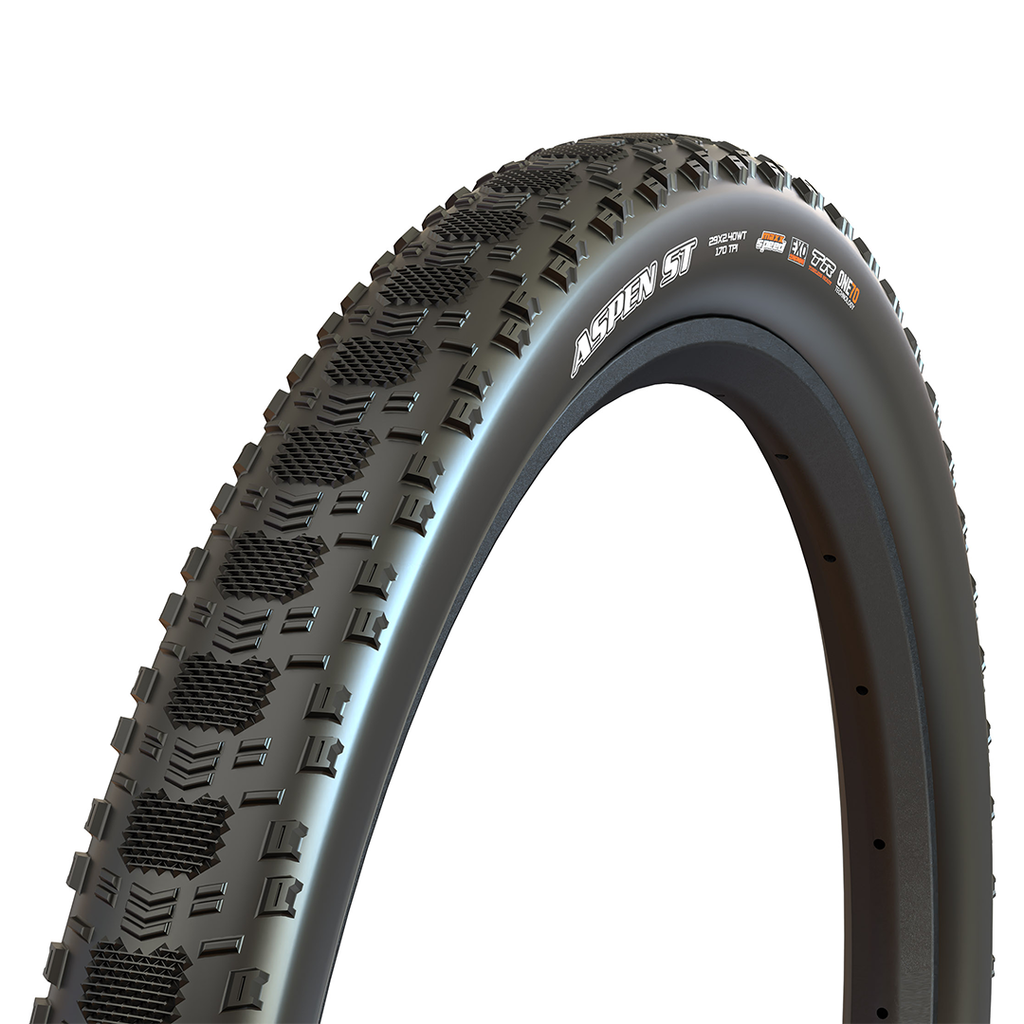 Maxxis Aspen ST Tire - 29 x 2.4, Tubeless, Folding, Black, MaxxSpeed, EXO, Wide Trail
