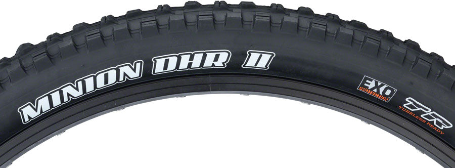 Maxxis Minion DHR II Tire - 27.5 x 2.3, Tubeless, Folding, Black, Dual, EXO White Logo MPN: TB85927300 Tires Minion DHR II Tire