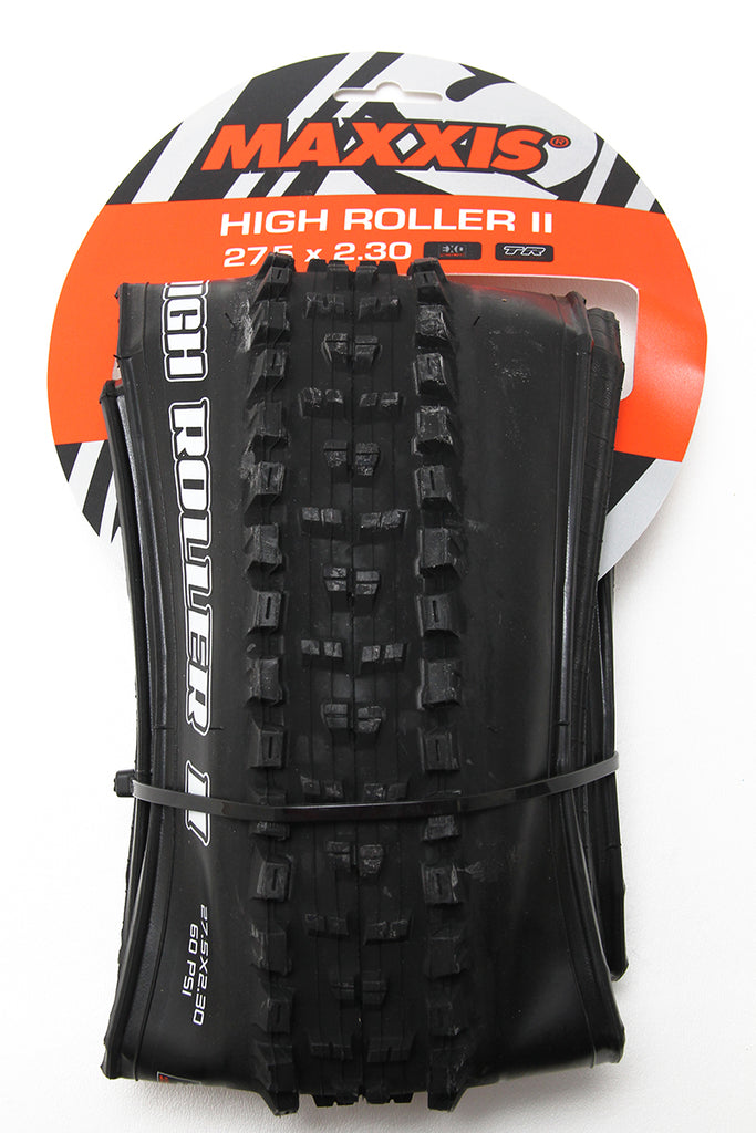 Maxxis High Roller II Tire - 27.5 x 2.3, Tubeless, Folding, Black, Dual, EXO - Tires - High Roller II Tire