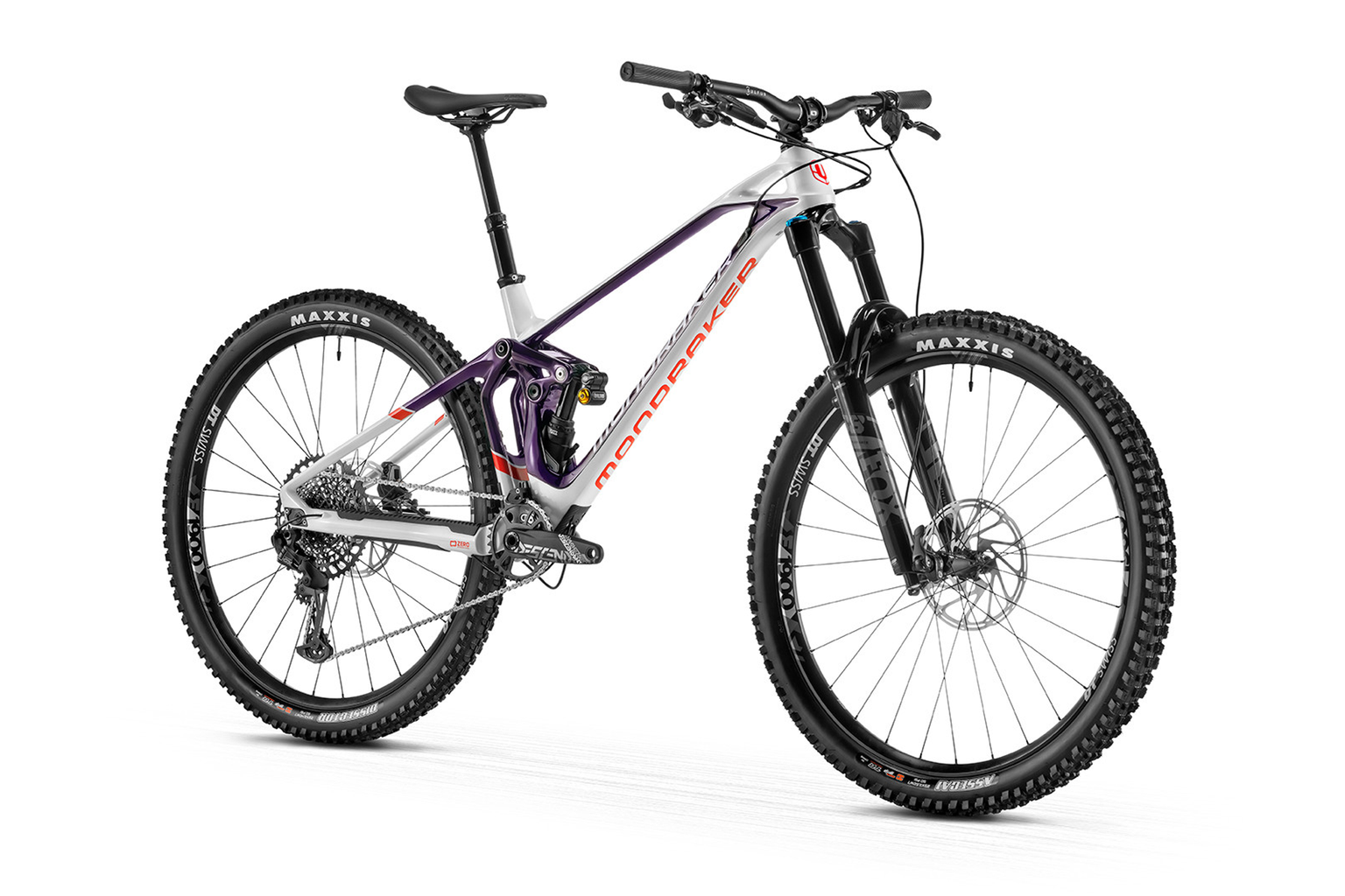 Mondraker Superfoxy Carbon R - White/Purple - Medium - Mountain Bike - Superfoxy