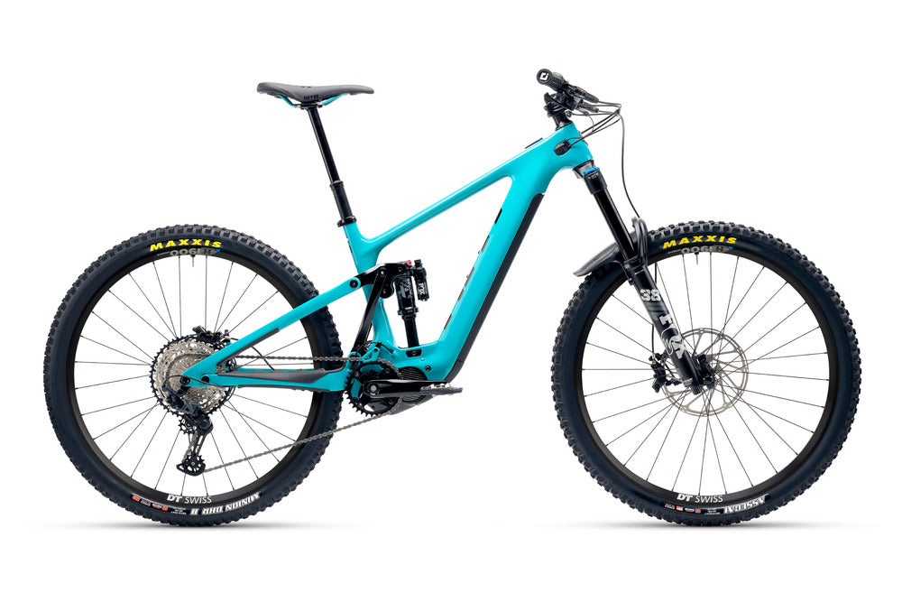 Yeti 160E Carbon Series Complete E-Bike w/ C1 SLX Build Turquoise