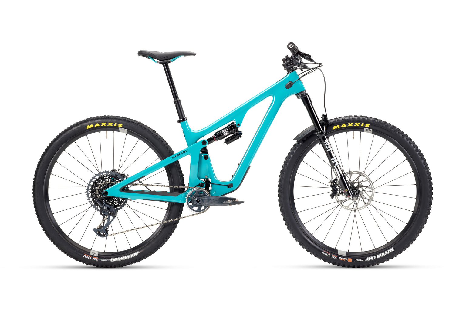 Yeti SB120 Carbon Series Complete Bike w/ C2 GX Lunch Ride Build Turquoise Mountain Bike SB120 LR