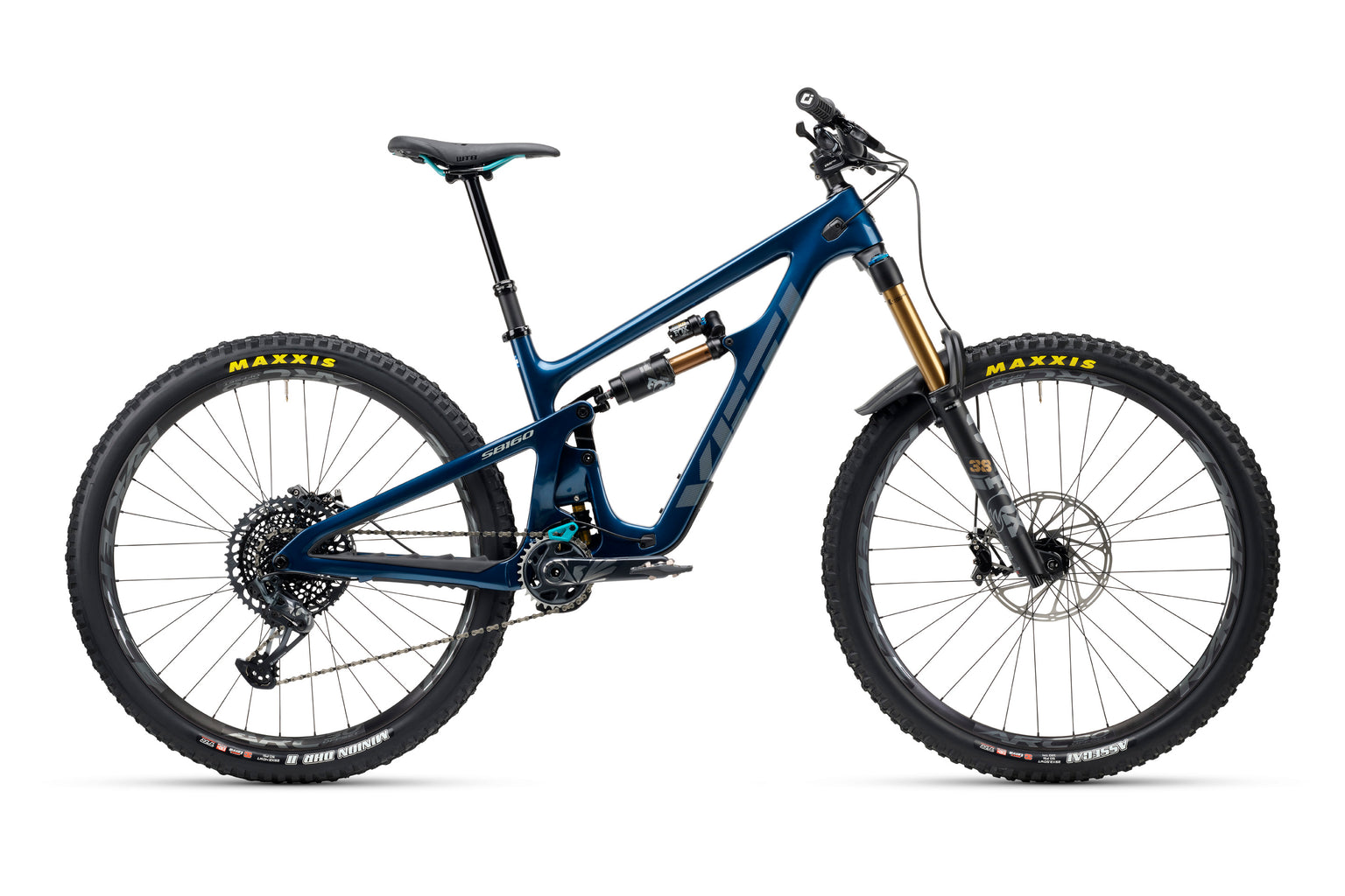 Yeti SB160 Turq Series Complete Bike w/ T2 X01 Build Cobalt Mountain Bike SB160