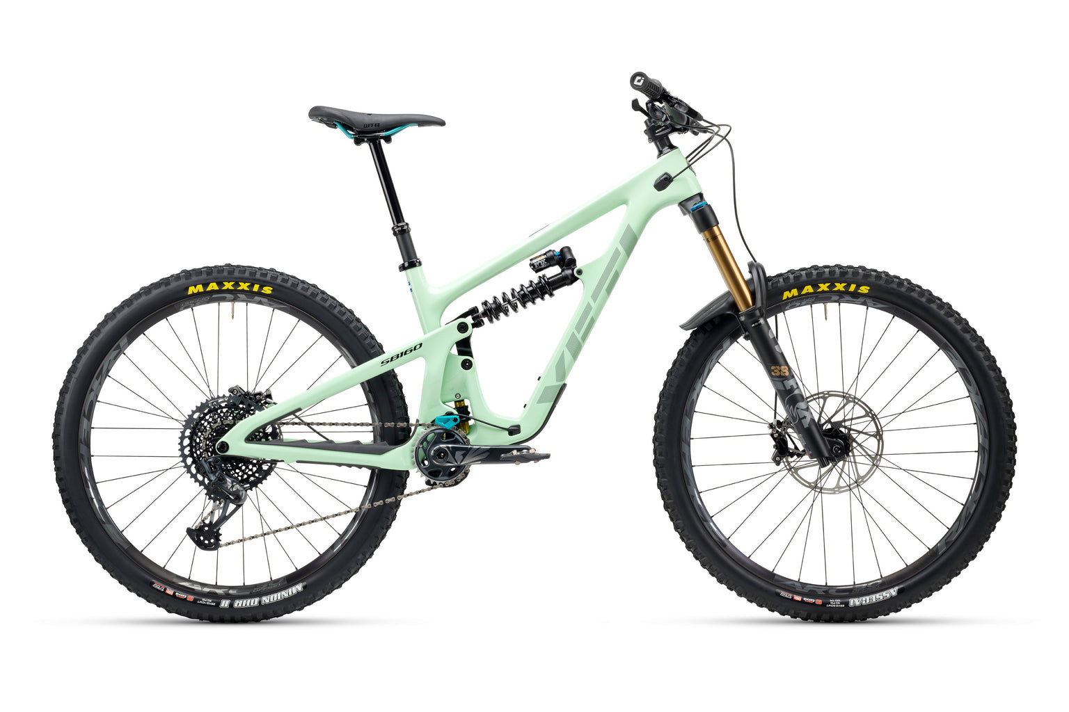 Yeti SB160 Turq Series Complete Bike w/ T2 X01 DHX2 Build Radium Mountain Bike SB160