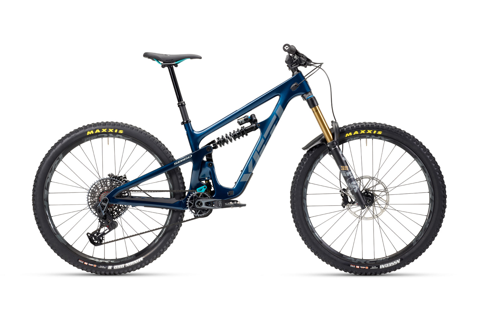 Yeti SB160 Turq Series Complete Bike w/ T3 X0 T-Type DHX2 Build Cobalt Mountain Bike SB160