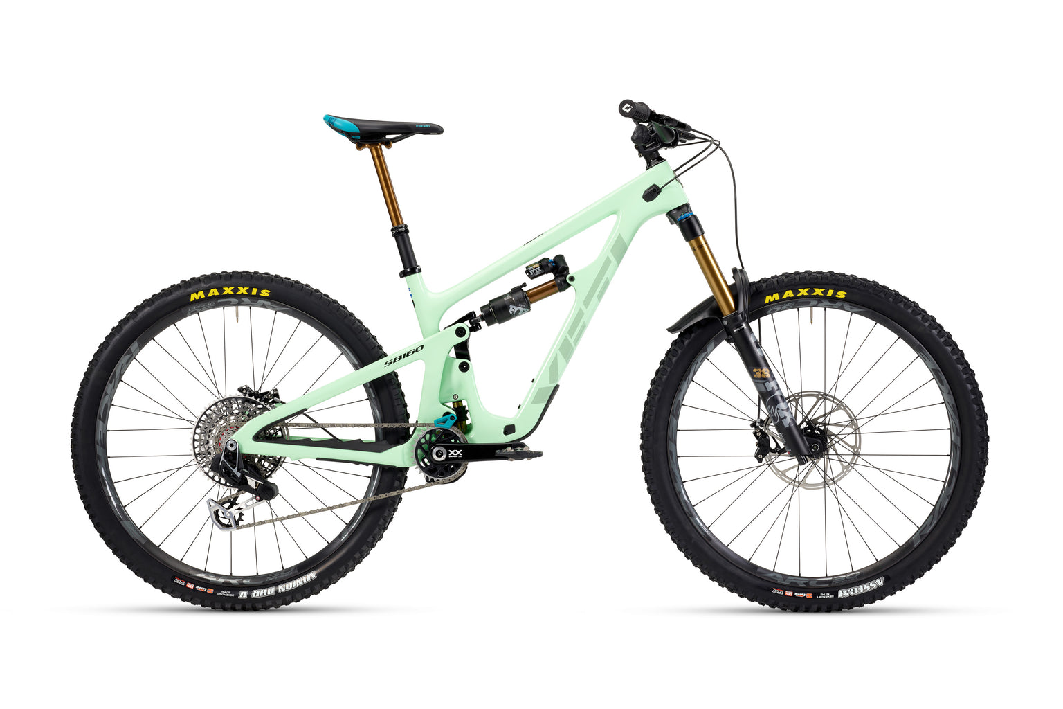 Yeti SB160 Turq Series Complete Bike w/ T4 XX T-Type Build Radium, Small Mountain Bike SB160