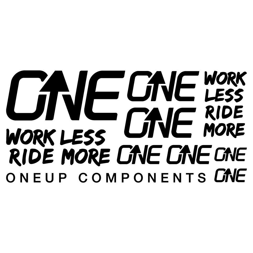 OneUp Components Handlebar Decal Kit Black