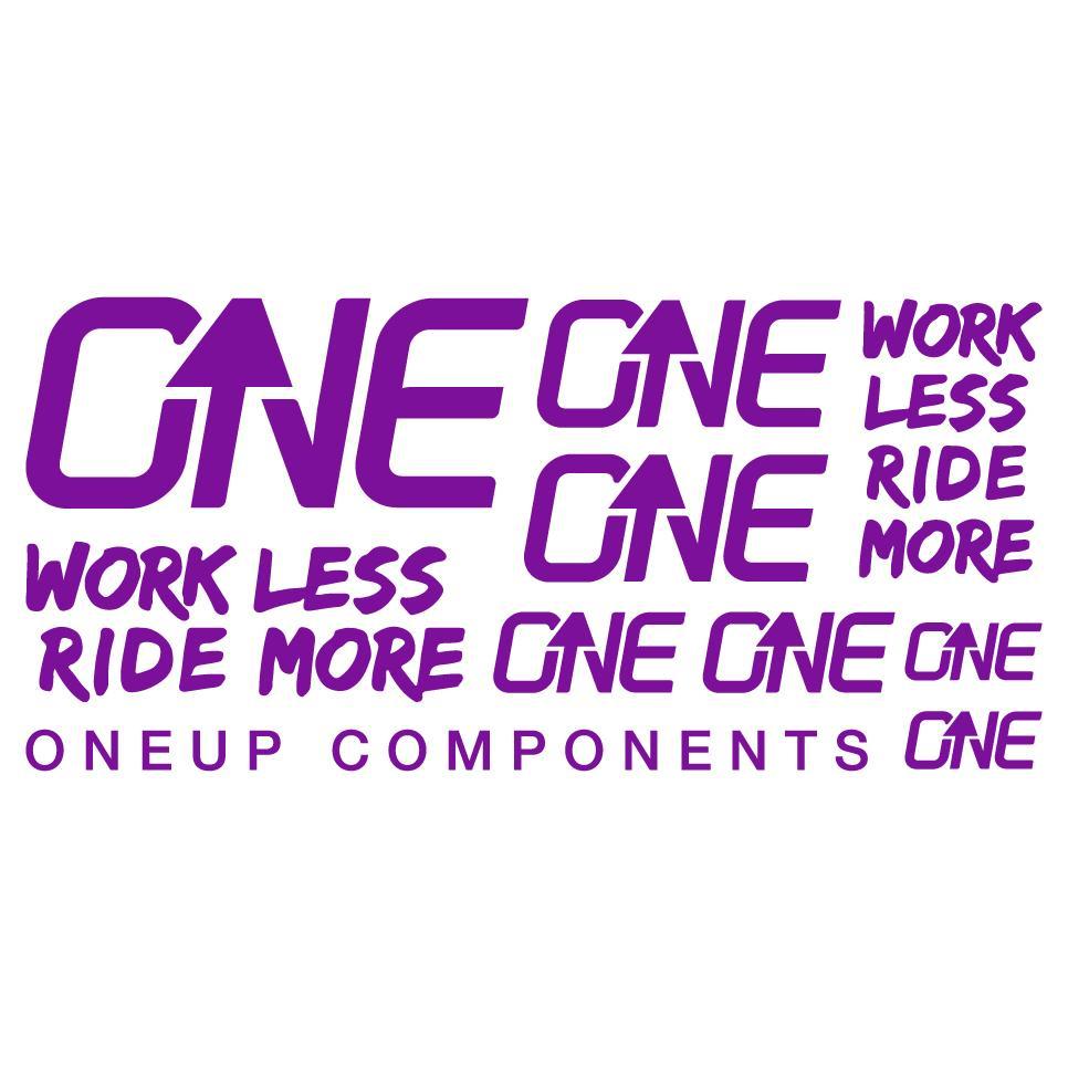 OneUp Components Handlebar Decal Kit Purple