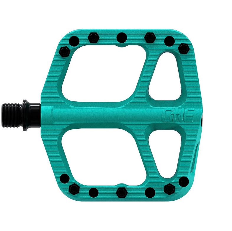 OneUp Components Small Comp Platform Pedals, Turquoise
