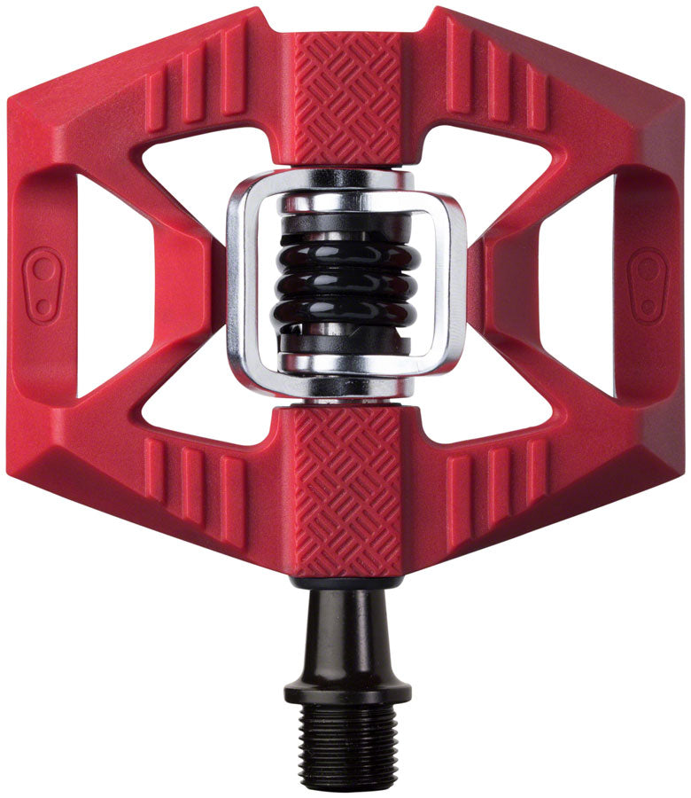 Crank Brothers Double Shot 1 Pedals - Dual Sided Clipless with Platform, Composite, 9/16", Red MPN: 16180 UPC: 641300161802 Pedals Double Shot 1 Pedals