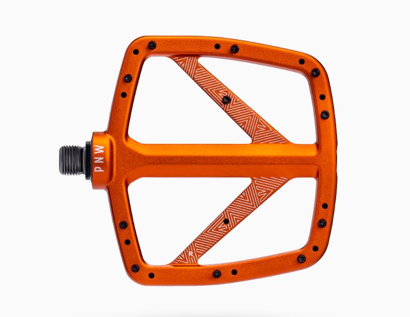 PNW Loam Flat Pedals Blood Orange MPN: LPBO Pedals Loam Pedals