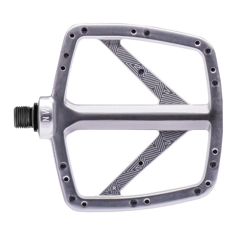 PNW Loam Flat Pedals Nickelback Silver
