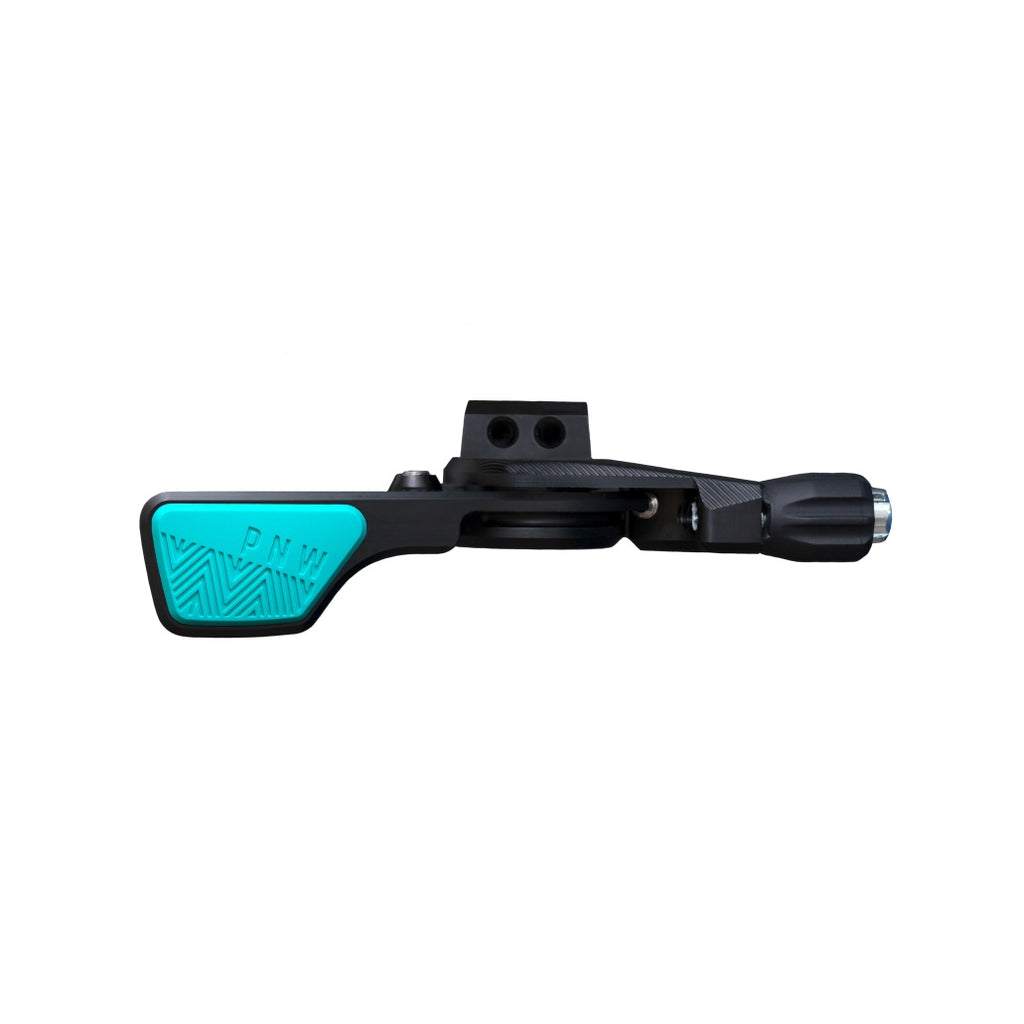 PNW Loam Lever Dropper Post Lever Kit, 22.2 Clamp, Black/Teal