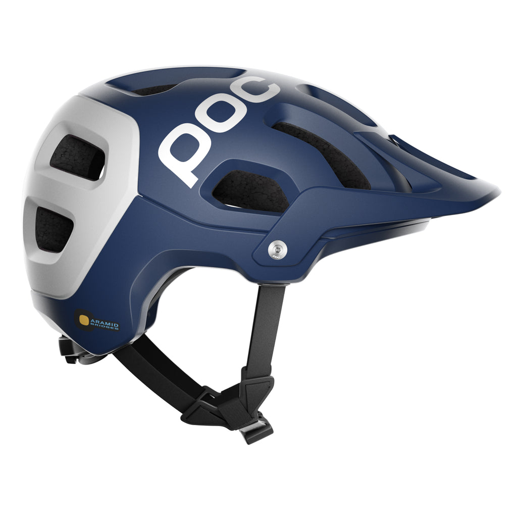 POC Tectal Race SPIN Helmet - Lead Blue/Hydrogen White, Medium/Large - Helmets - Tectal Race SPIN Helmet