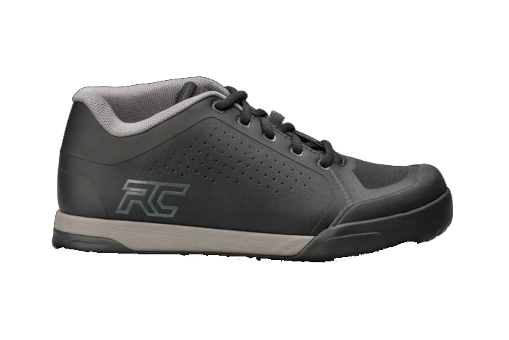Ride Concepts Men's Powerline Flat Shoe Black / Charcoal Size 10
