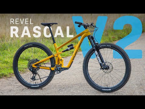 Video: Revel Rascal V2 Sram GX Eagle T-Type AXS, PonyBoy Gold Mountain Bike Rascal V2