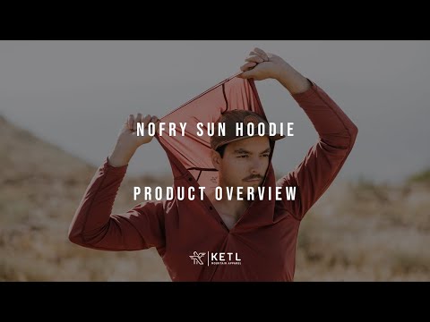 Video: KETL Mtn Nofry Sun Hoodie - SPF/UPF 30+ Sun Protection Shirt Lightweight For Summer Travel - Cloud Men's Sweatshirt/Hoodie Nofry Sun Hoodie