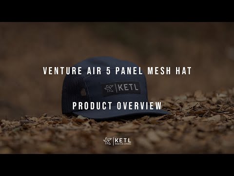Video: KETL Mtn Venture Air 5 Panel Mesh Hat Navy One Size - Hats Venture Air 5 Panel Mesh Hat