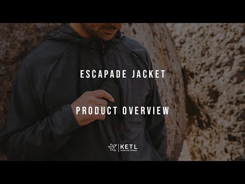Video: KETL Mtn Escapade Jacket: Lightweight Softshell Packable Travel Layer w/ Zipper Pockets - Olive Men's Jackets Escapade Lightweight Active Jacket