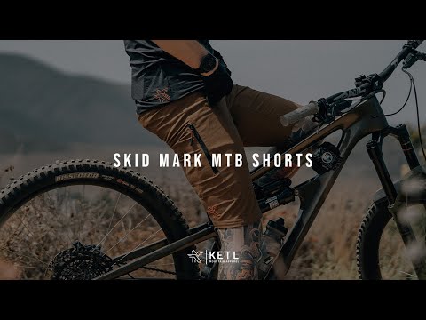 Video: KETL Mtn Skid Mark MTB Shorts - Lightweight, Zipper Pockets, Men's Mountain Biking Shorts Brown Short/Bib Short Skid Mark MTB Shorts