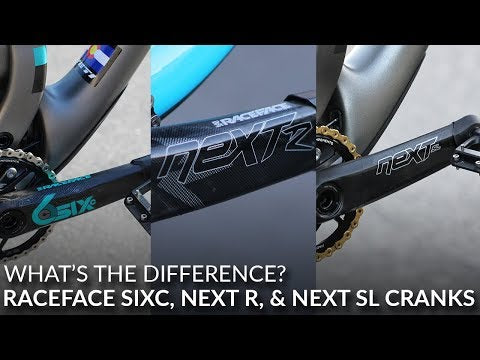 Video: RaceFace Next R Crankset - 175mm, Direct Mount, 136mm RaceFace CINCH Spindle Interface, Blue - Crankset Next R CINCH Crankset