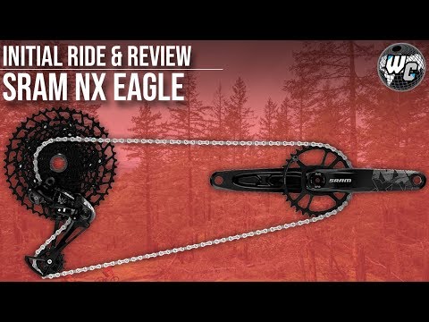 Video: SRAM NX Eagle Groupset: 170mm 32 Tooth DUB Boost Crank, Rear Derailleur, 11-50 12-Speed Cassette, Trigger Shifter, and - Kit-In-A-Box Mtn Group NX Eagle Groupset