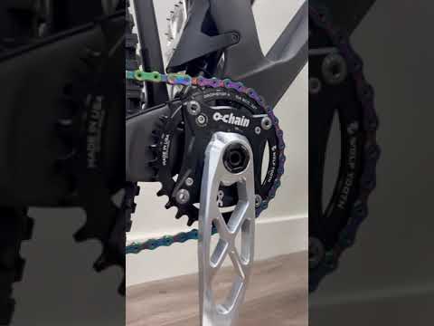 Video: OChain-E Nero Shimano 52mm Chainline - 104 BCD - Crank Spider Nero Shimano