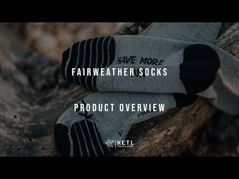 Video: KETL Mtn Fairweather Merino Wool Socks - Sock Fairweather Socks