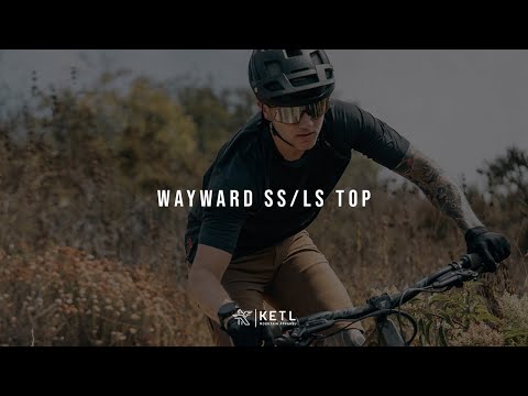 Video: KETL Mtn Wayward Casual MTB Short Sleeve Jersey - Durable, Breathable, Zipper Pocket Men's Mountain Bike Shirt Blue Men's Jersey Wayward SS Jersey