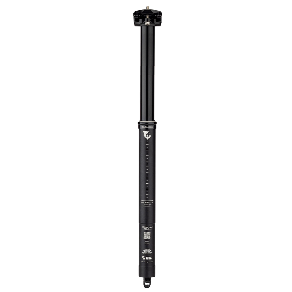 Wolf Tooth Resolve Dropper Seat Post 30.9mm, 200mm Travel MPN: RES-309-200 UPC: 810006806267 Dropper Seatpost Resolve Dropper Seatpost