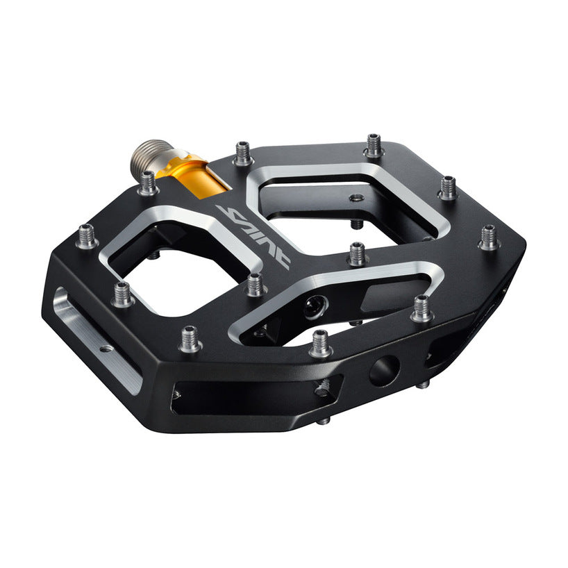 Shimano Saint PD-M828 Flat Pedals, Chromoly Steel Spindle, Black