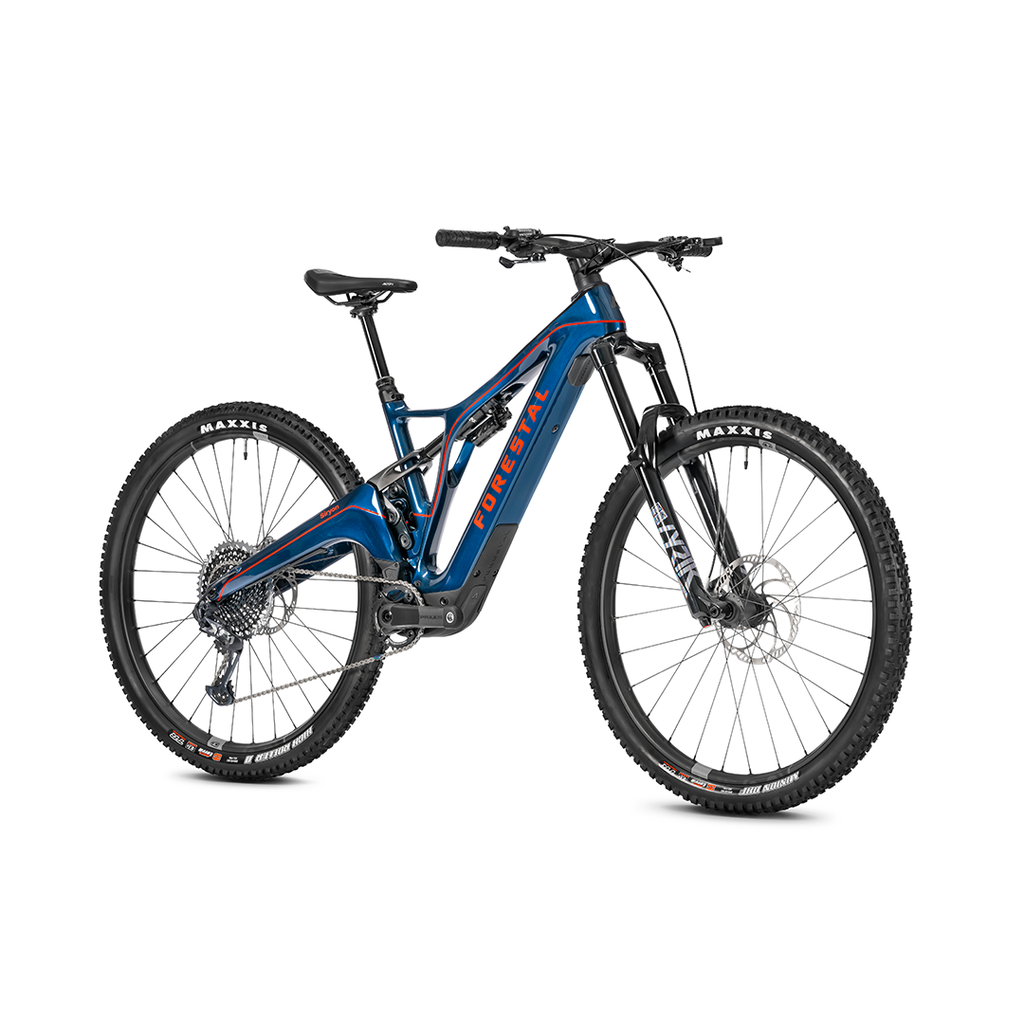 Forestal Siryon Complete Bike w/ Neon Build, Deep Blue E-Mountain Bike ...