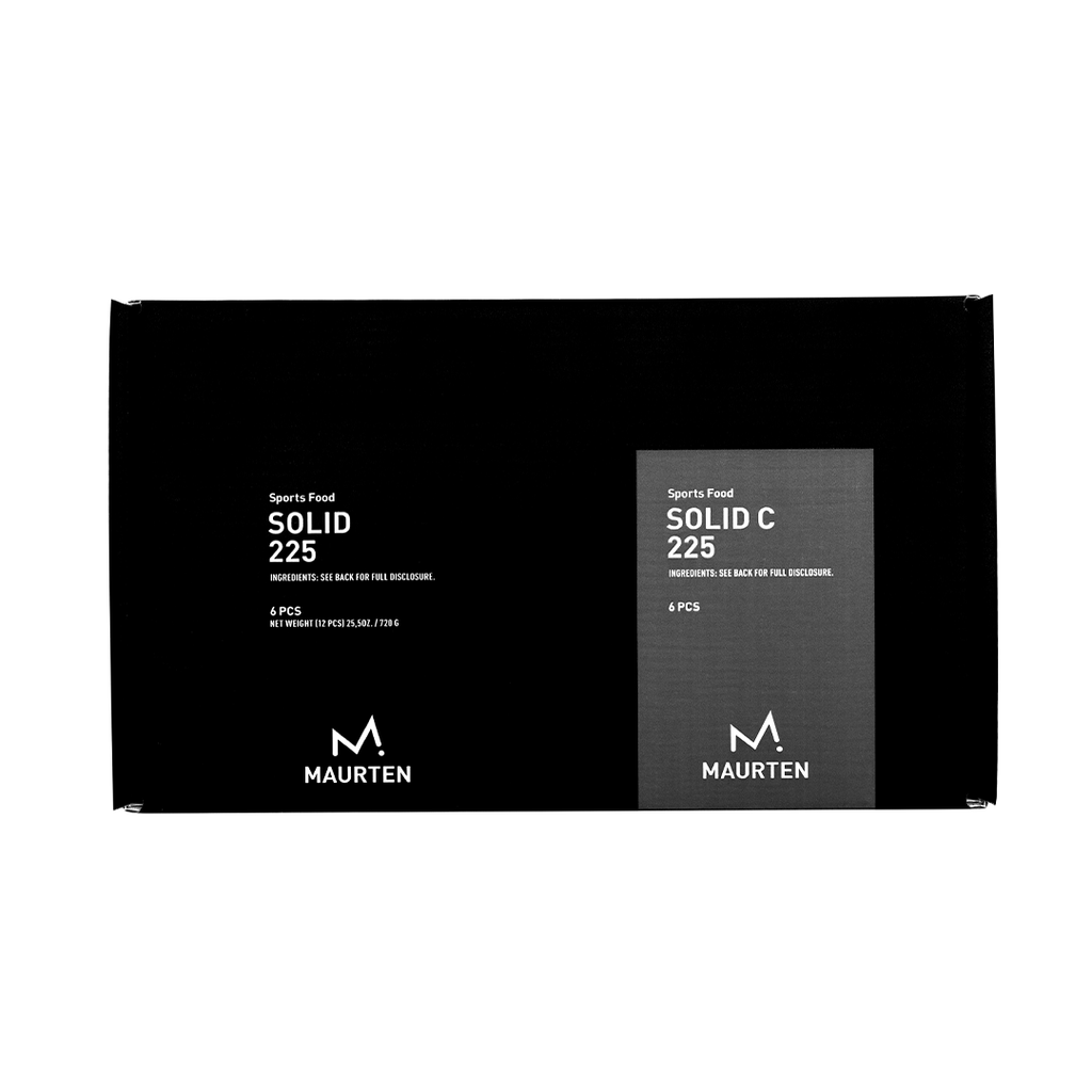 Maurten Solid Mix 225 Bars: Box of 12 servings - Bars - Solid Mix 225