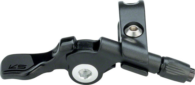 KS Southpaw Under-bar Remote Lever for all KS dropper posts Silver / Black Left