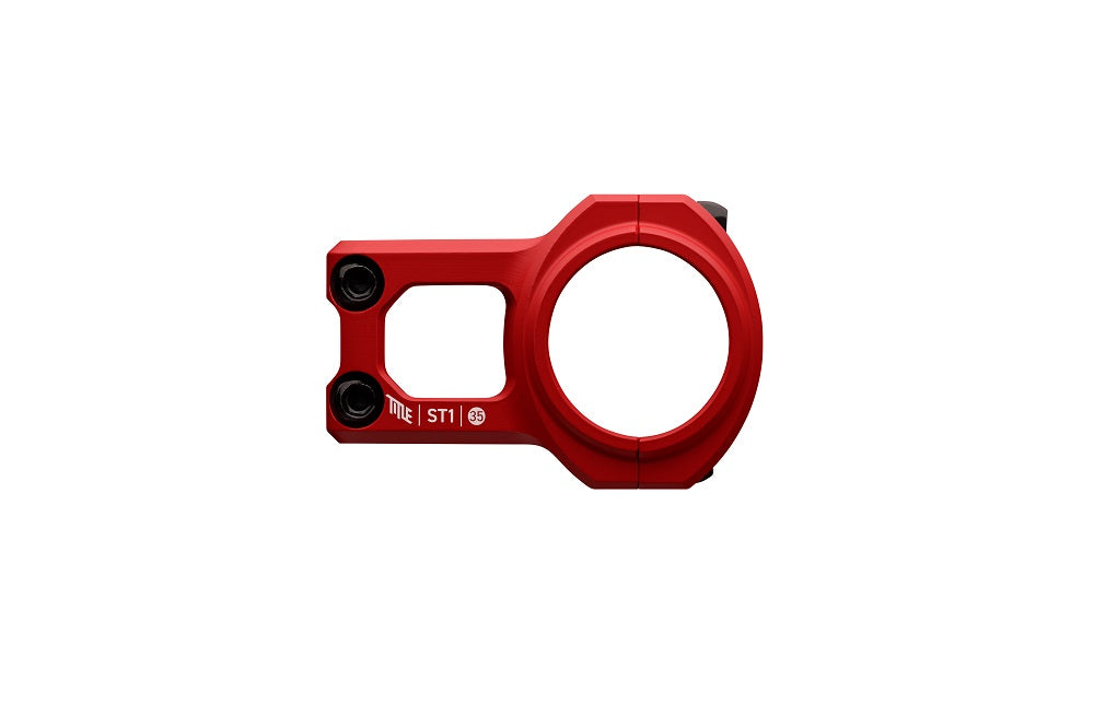 Title MTB ST1 Stem 31.8 Clamp - 35mm Length Red