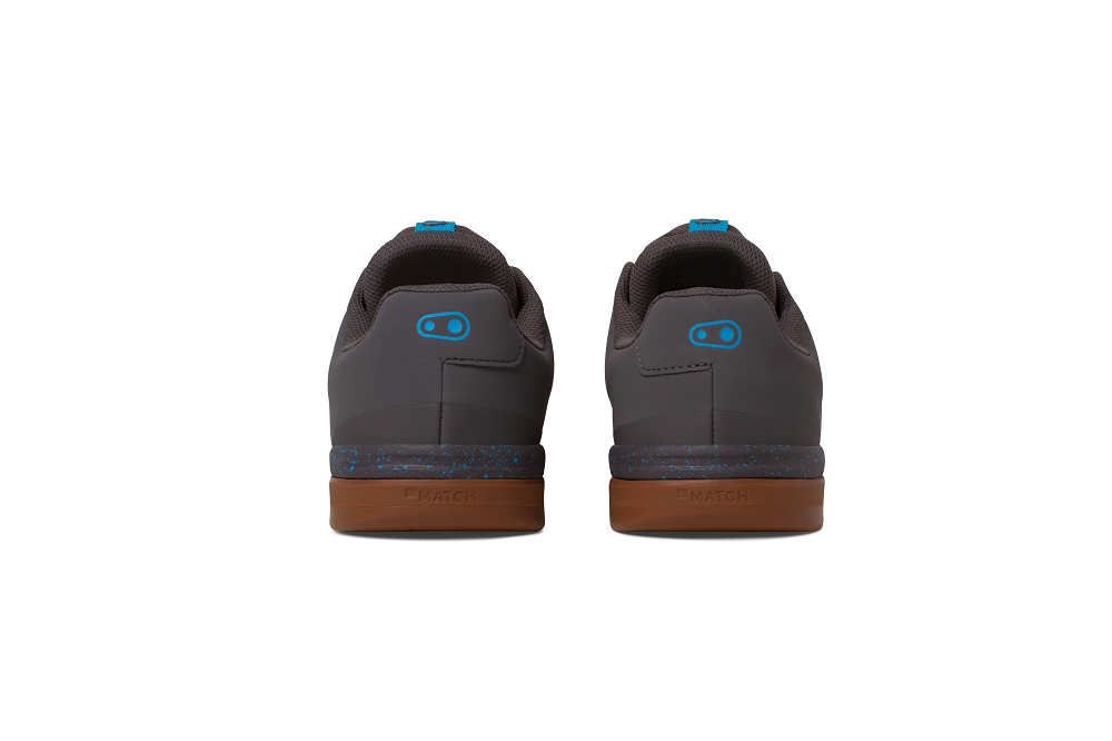 Crank Brothers Mallet Lace Men's Clipless Shoe - Grey/Blue/Silver/Gum Outsole, Size 10.5 - Mountain Shoes - Mallet Lace Clipless Shoe
