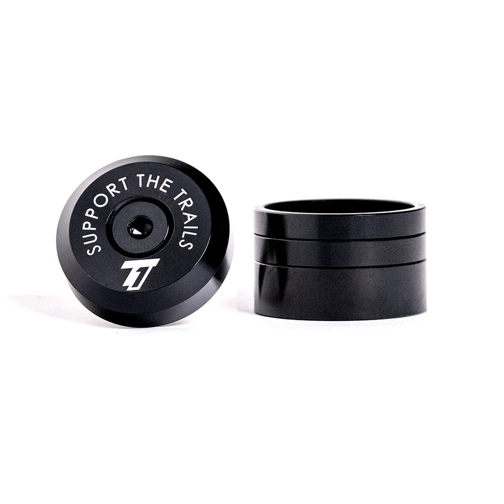 Trail One Components Top Cap & Spacer Kit - Black
