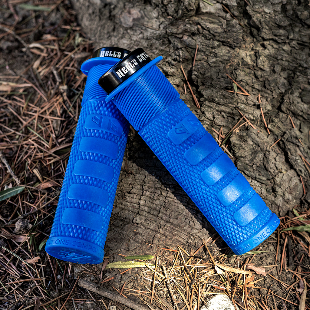 Trail One Components Hell's Gate Grips Blue - Grip - Hell's Gate