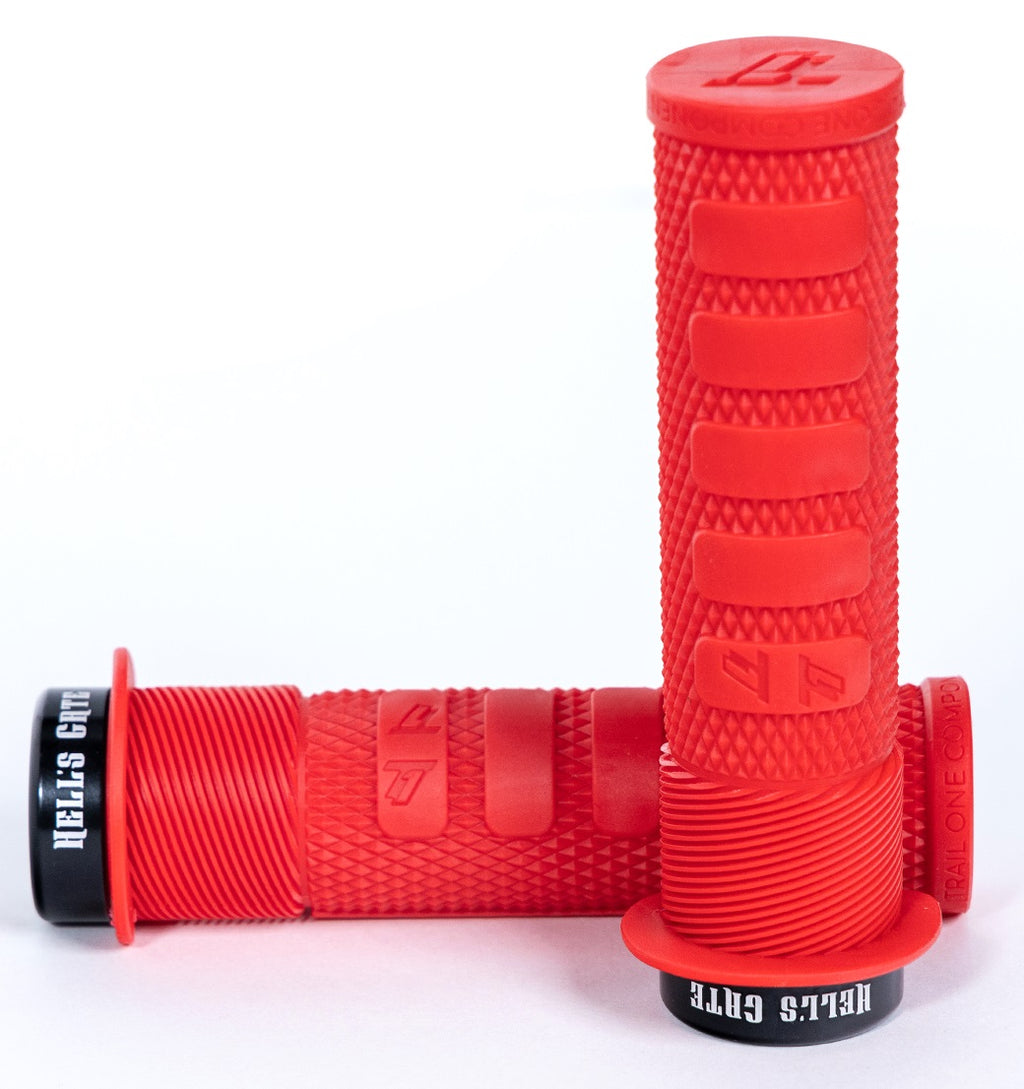 Trail One Components Hell's Gate Grips Red