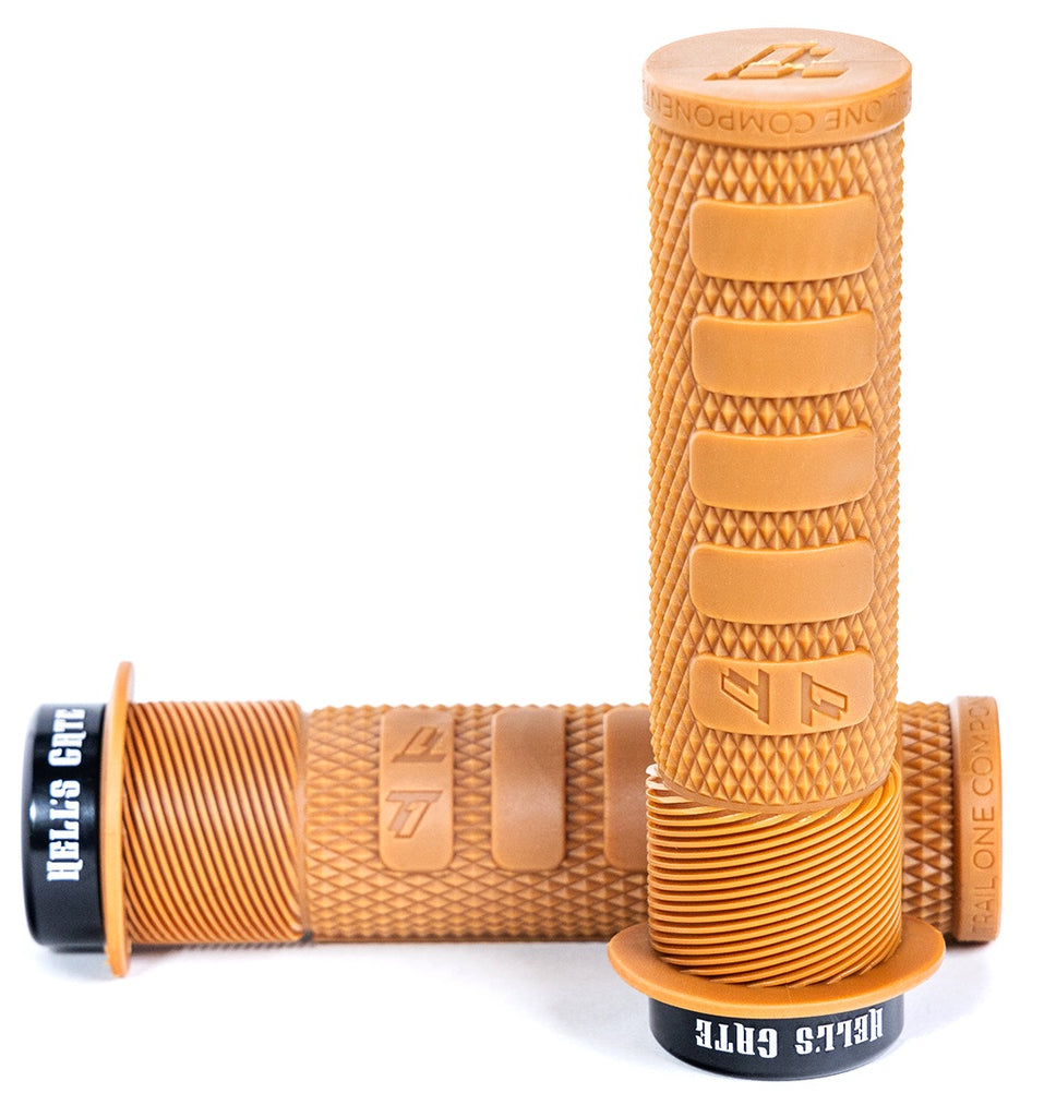 Trail One Components Hell's Gate Grips Brown MPN: GP.HG.BRN UPC: 850022403125 Grip Hell's Gate